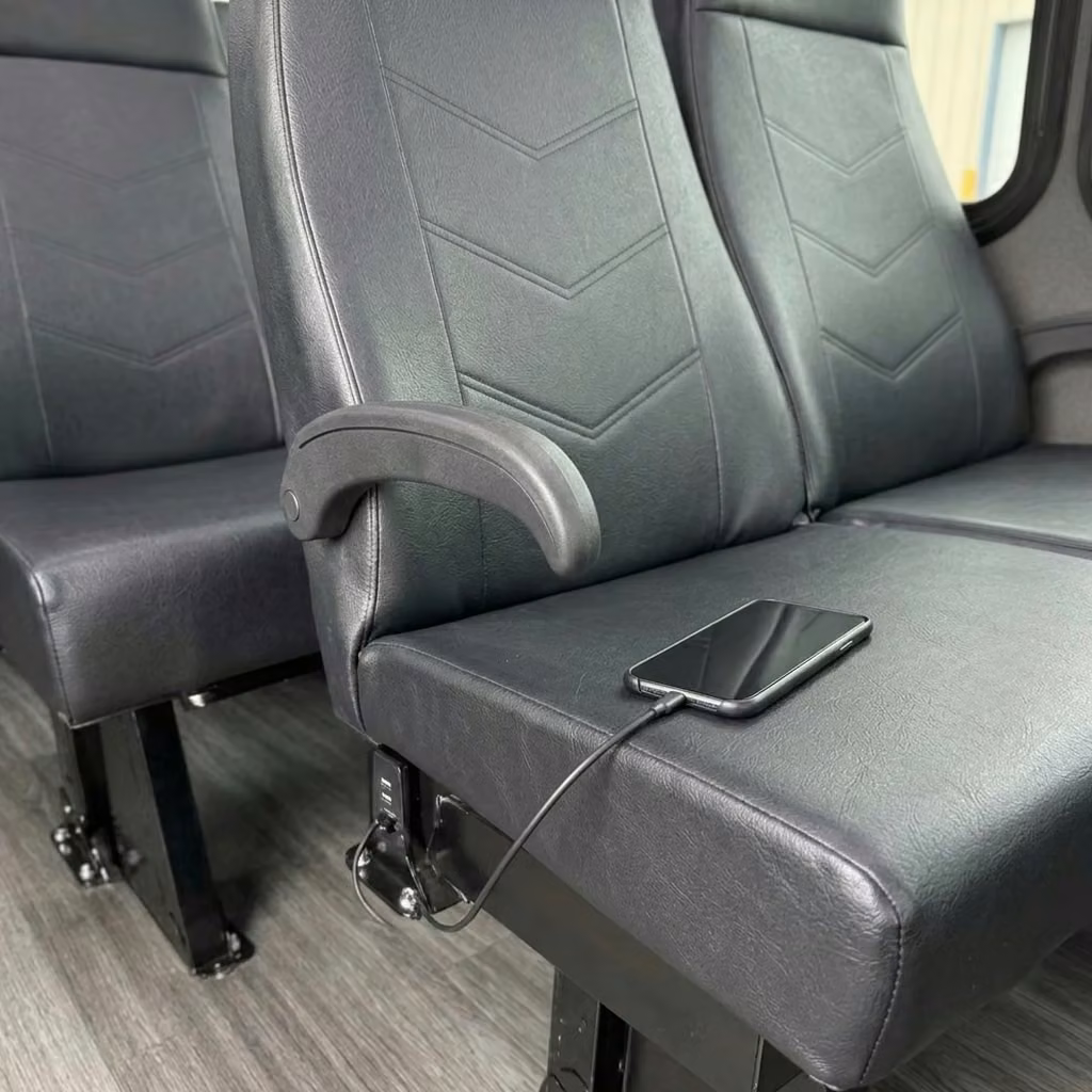 vestavia hills 15 passenger minibus usb charging