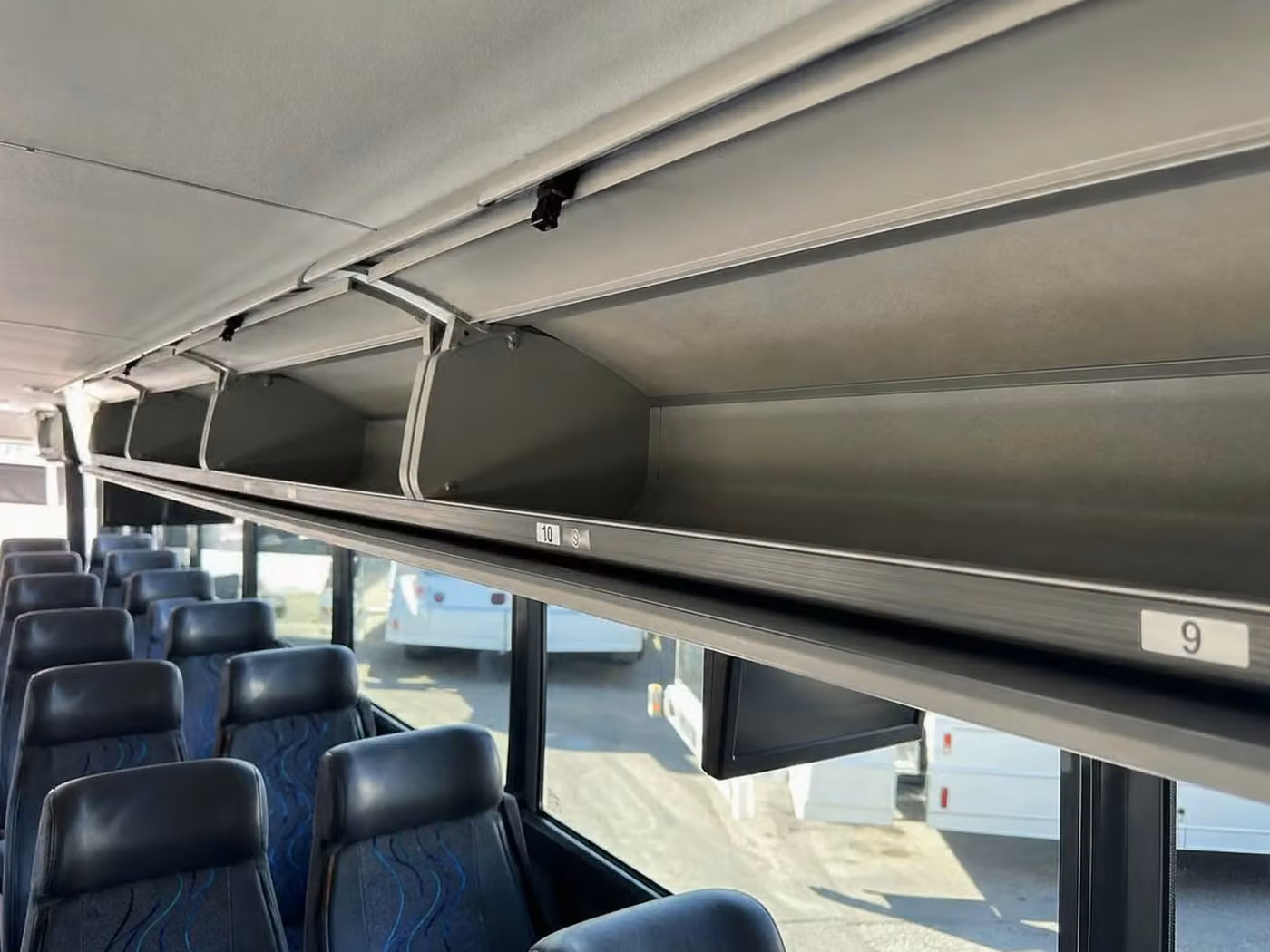 vestavia hills 25 passenger minibus overhead storage