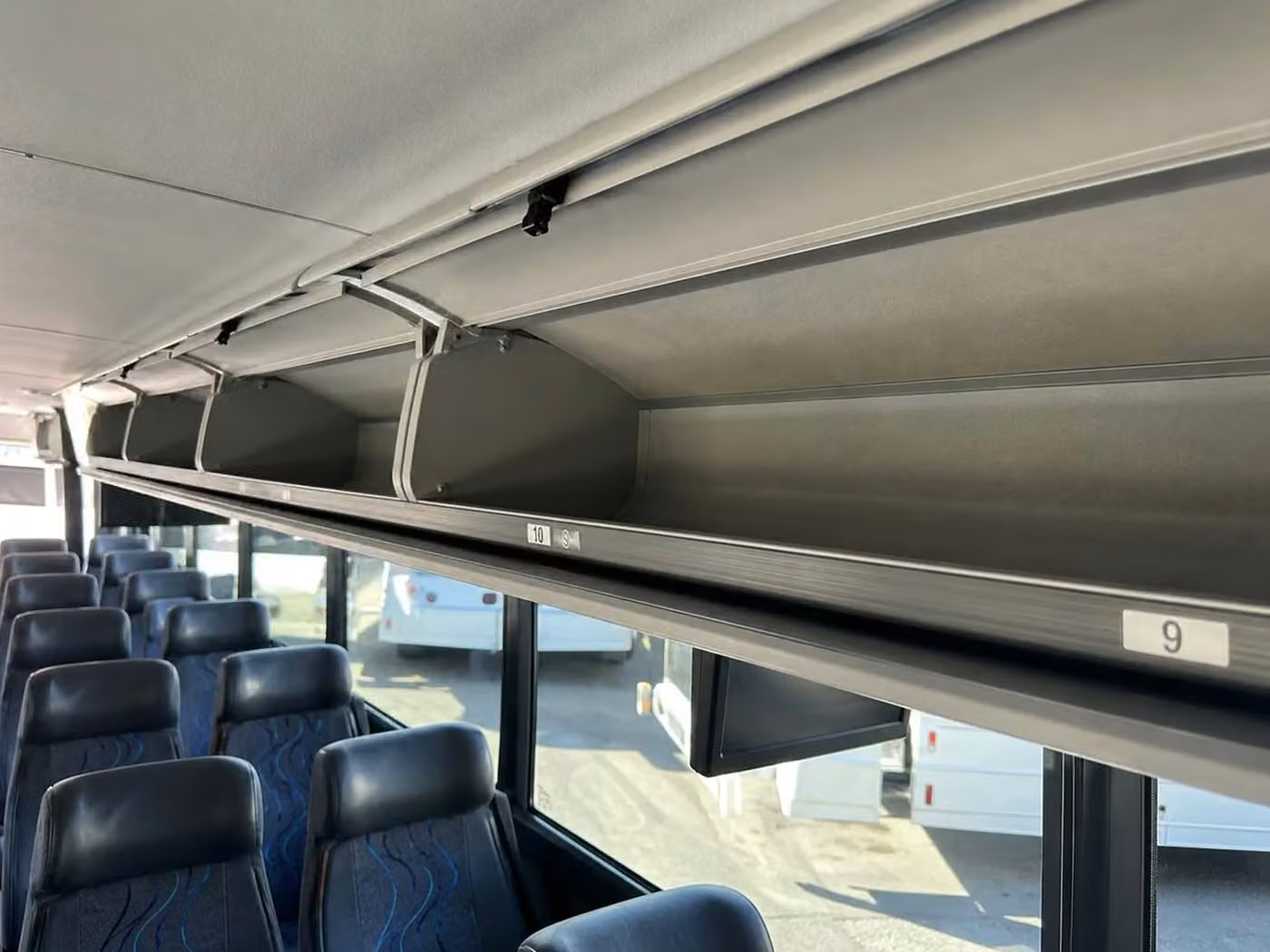 vestavia hills 28 passenger minibus overhead storage