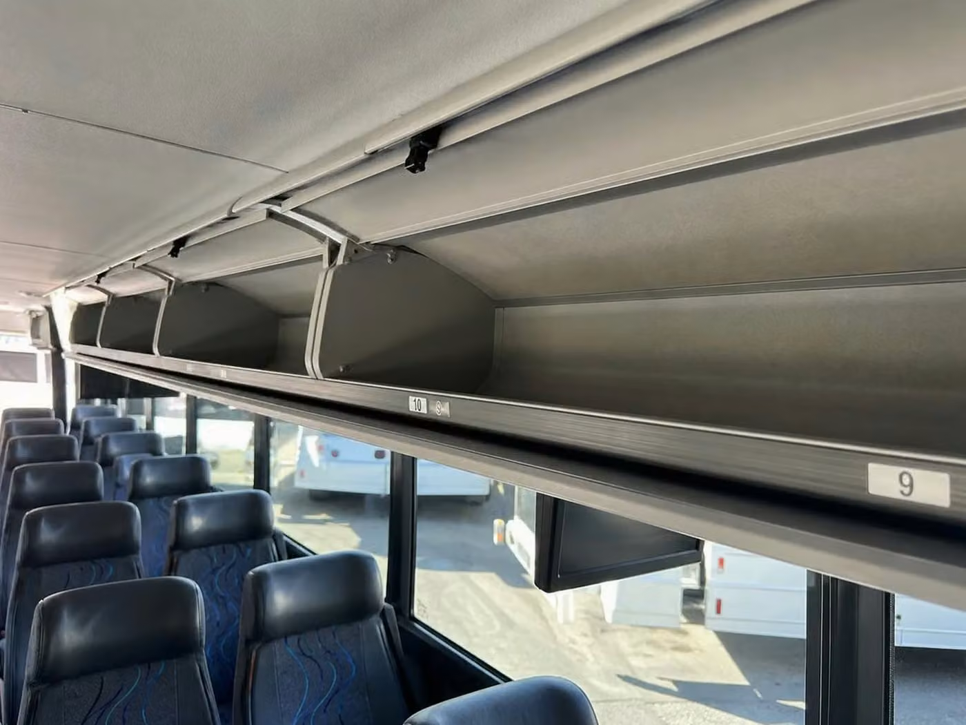 vestavia hills 35 passenger minibus overhead storage