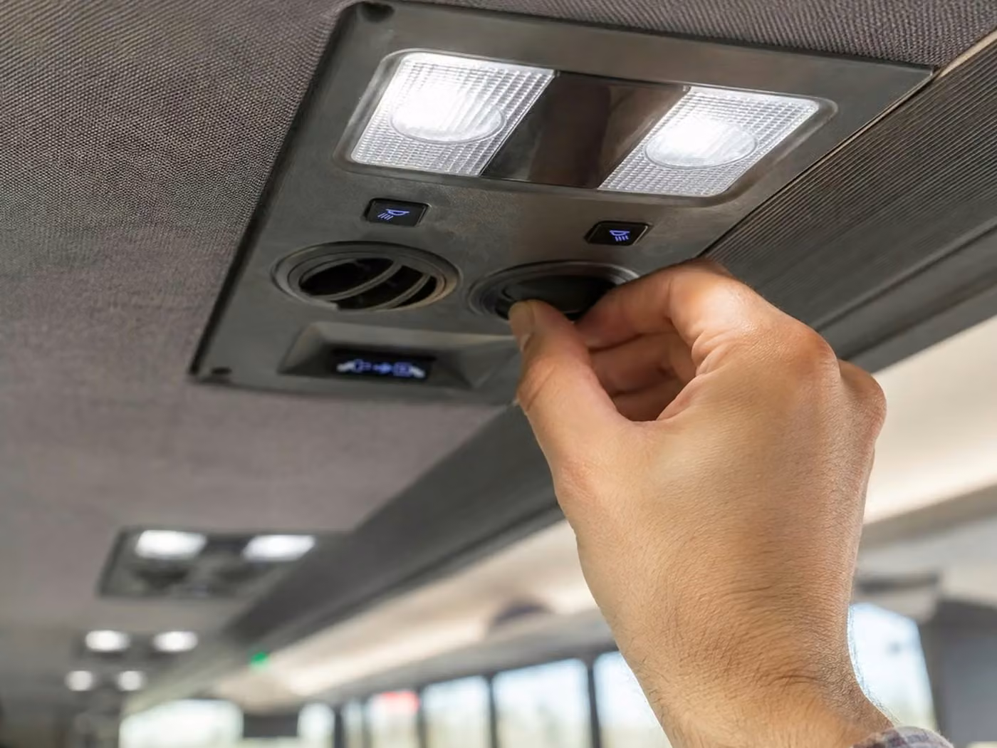 vestavia hills 56 passenger charter bus air conditioning