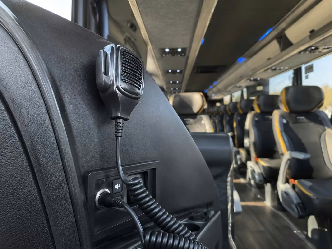 vestavia hills 56 passenger charter bus pa system