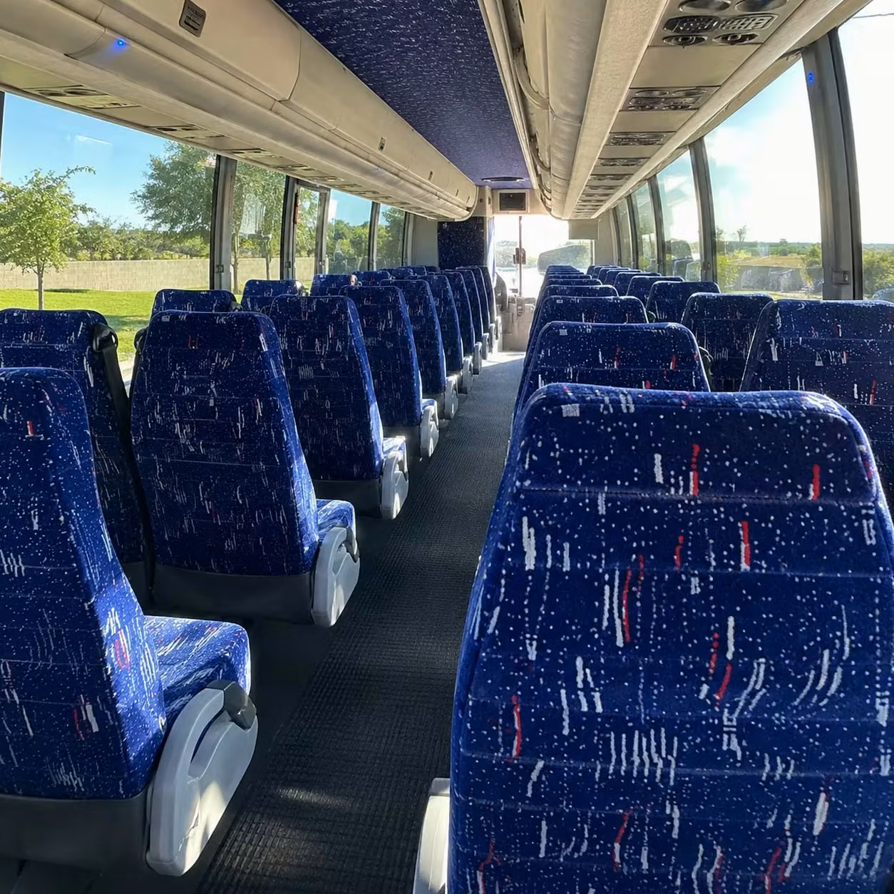 vestavia hills charter bus interior 2