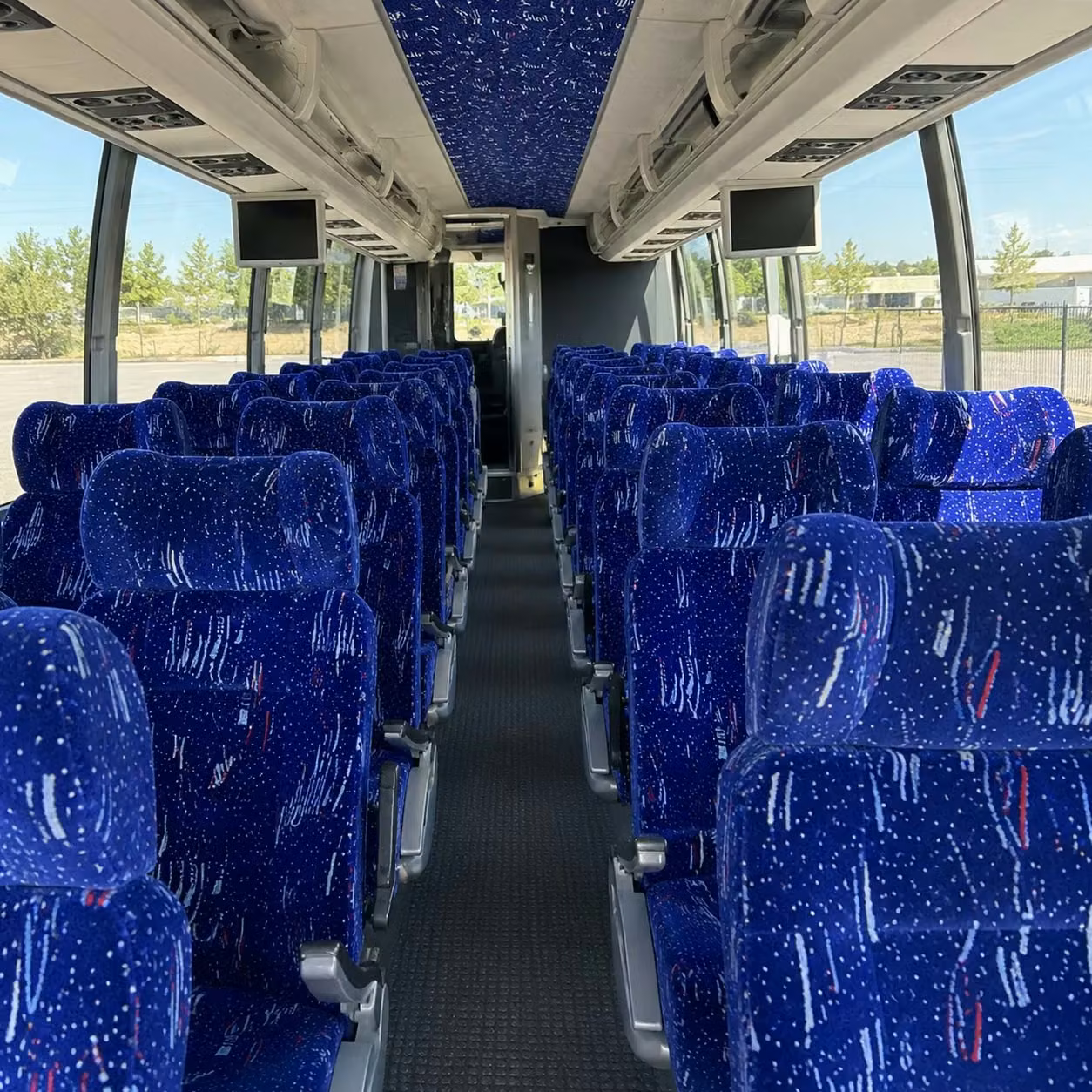vestavia hills charter bus interior 3