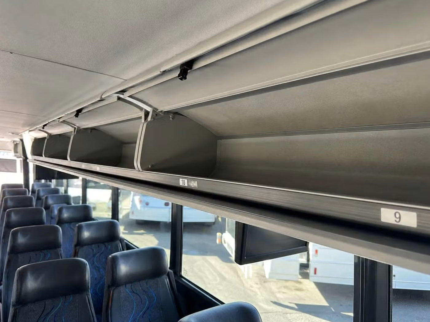 vestavia hills charter bus overhead storage