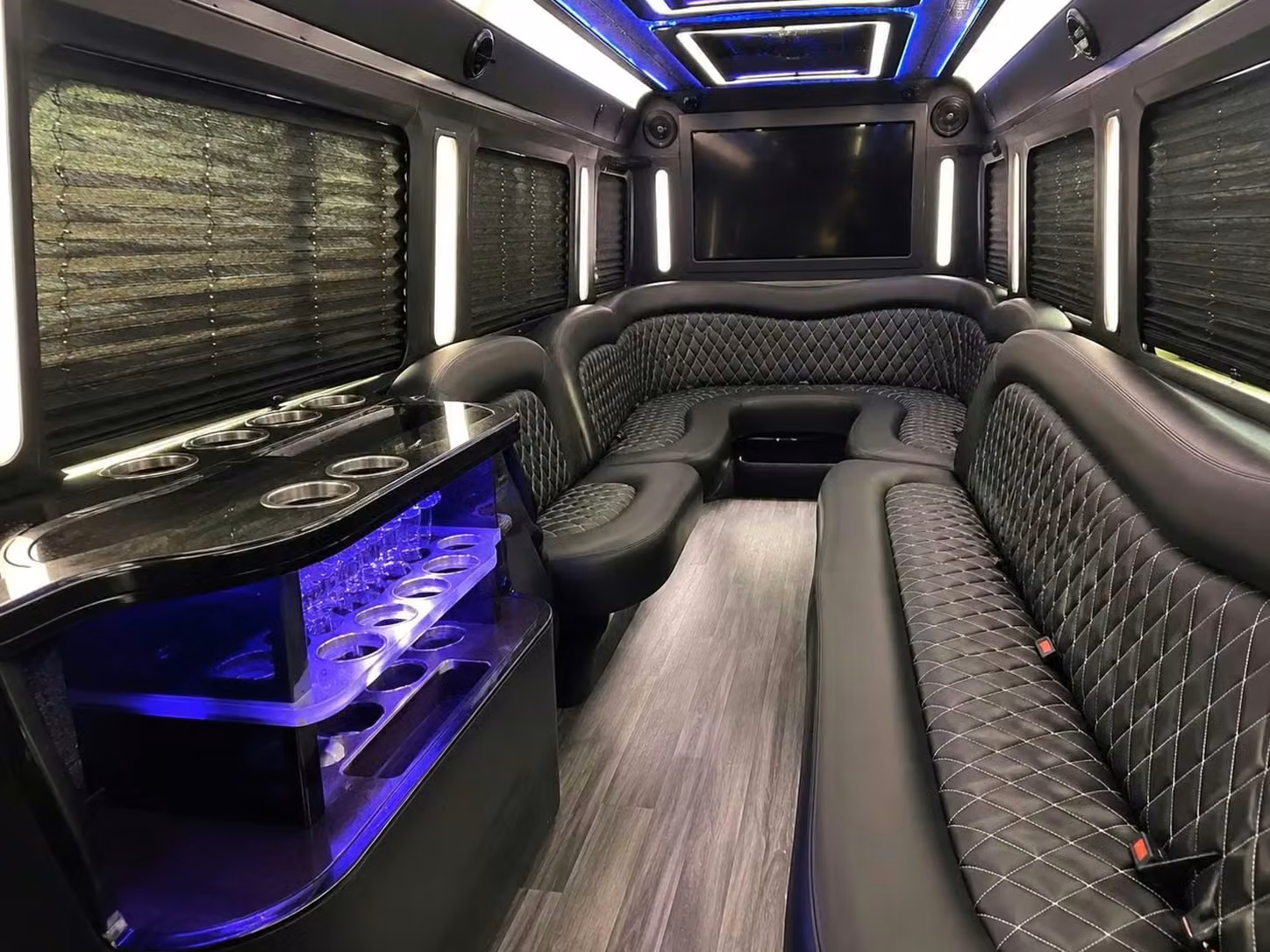 vestavia hills party bus bar area
