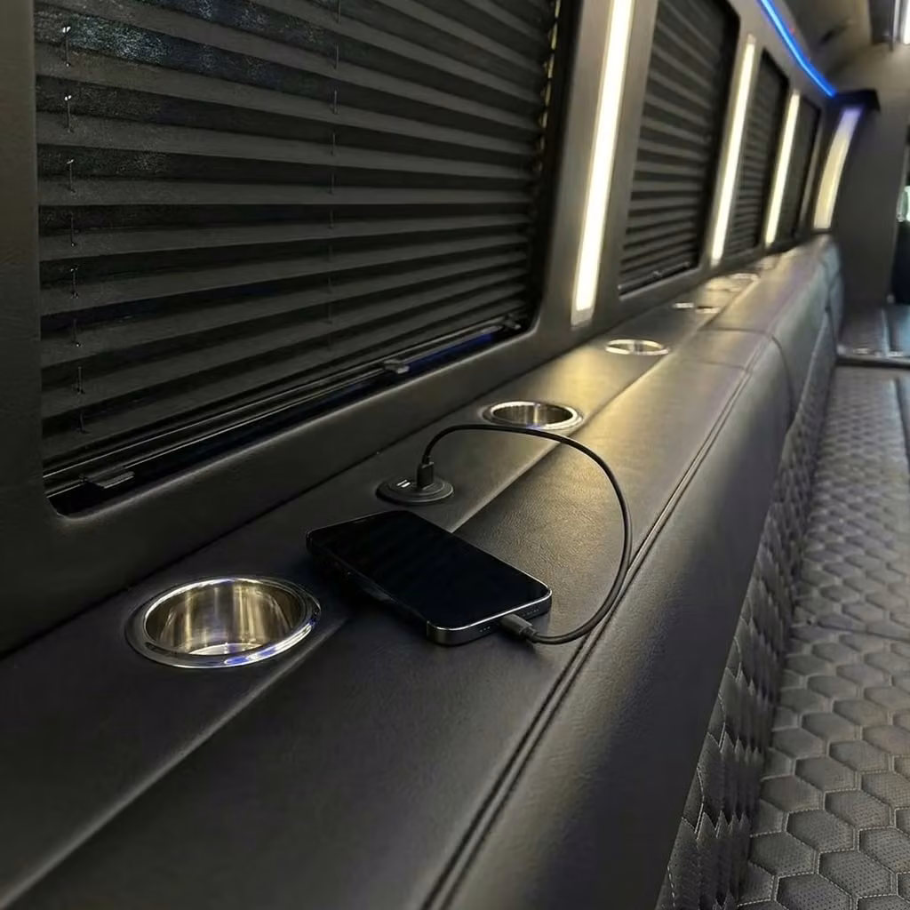 vestavia hills party bus usb charging