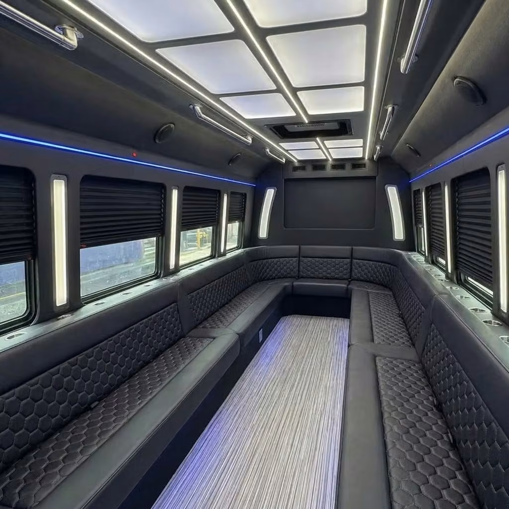 vestavia hills party bus wraparound seating