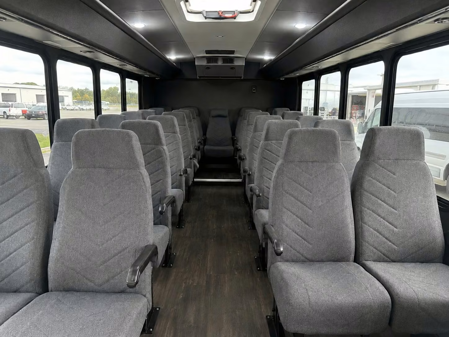 15 passenger minibus interior