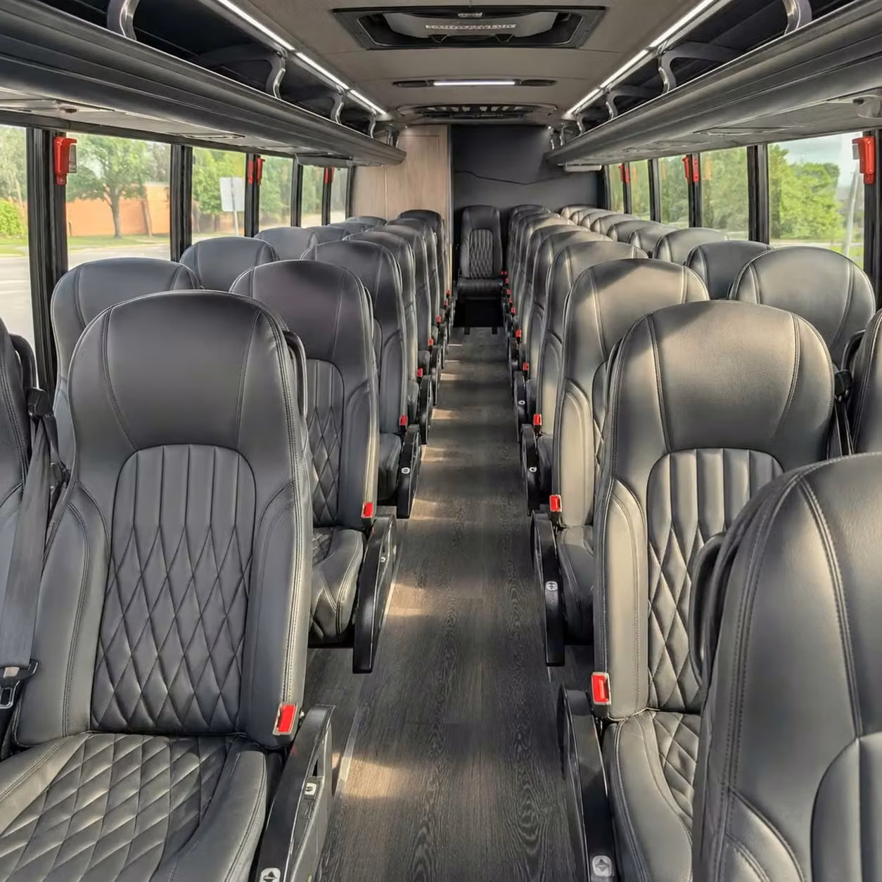 30 passenger minibus interior