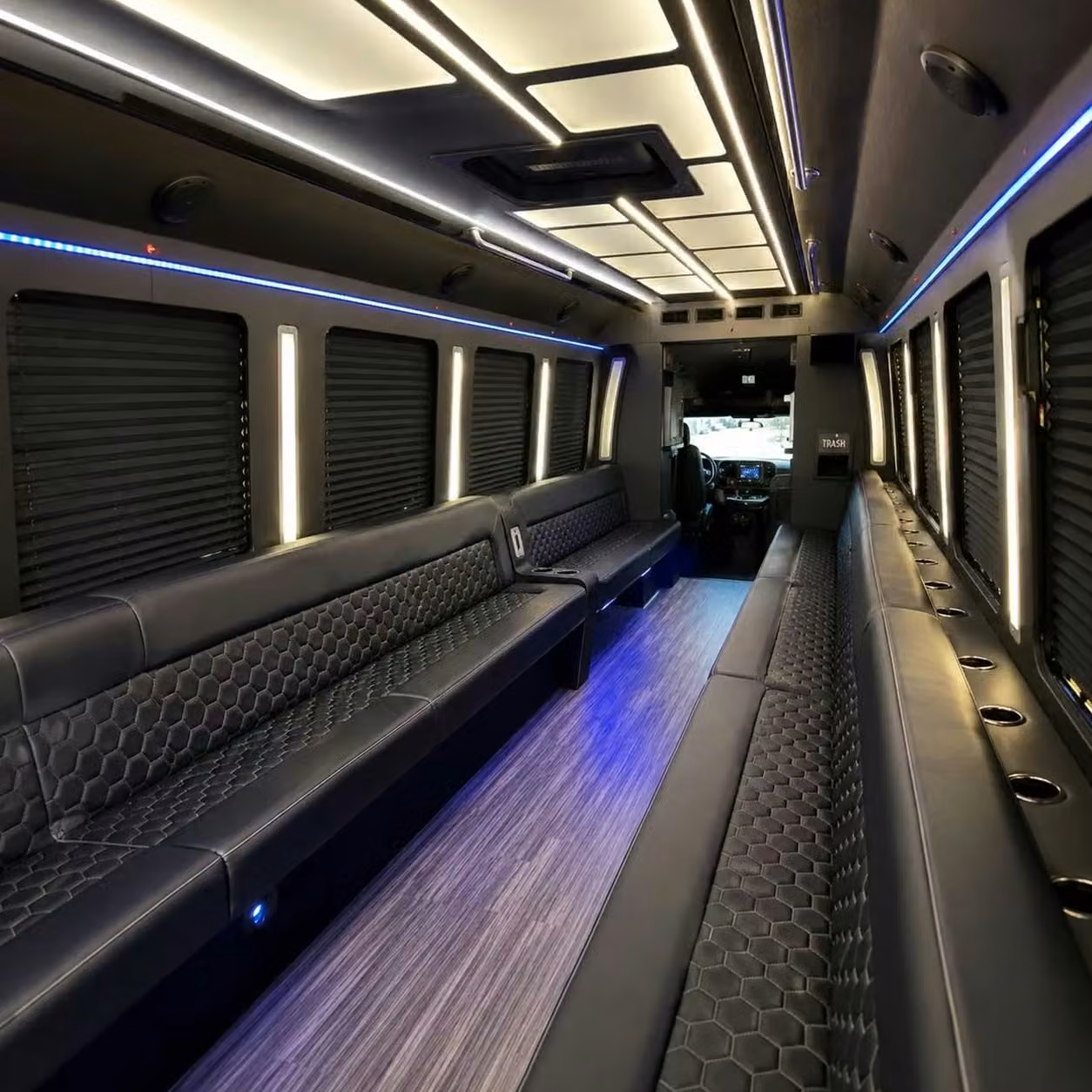 party bus interior