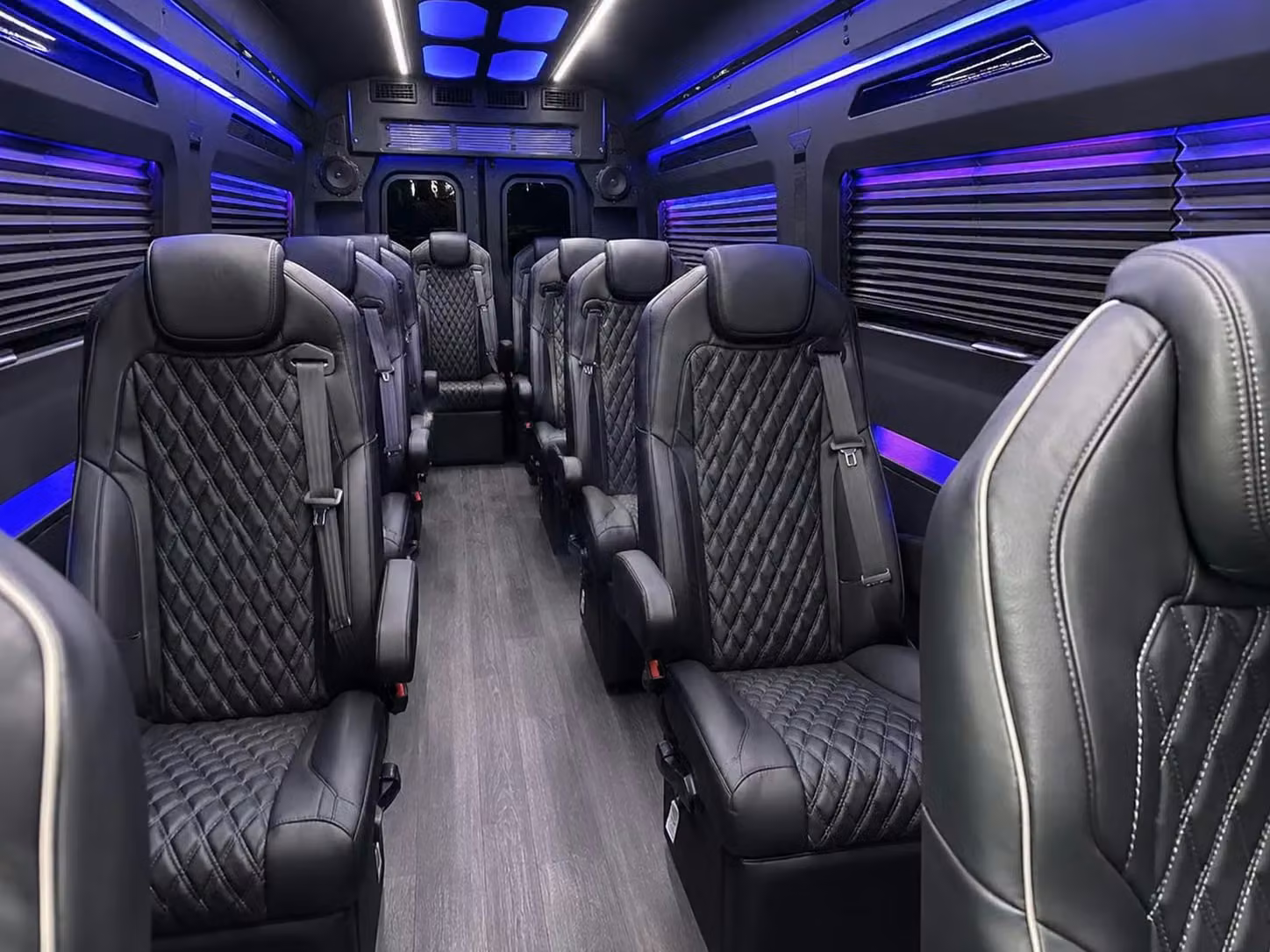 sprinter van with driver interior